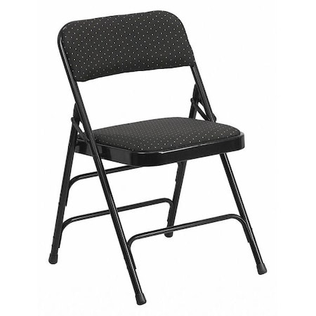Black Fabric Metal Chair MPN:AW-MC309AF-BLK-GG