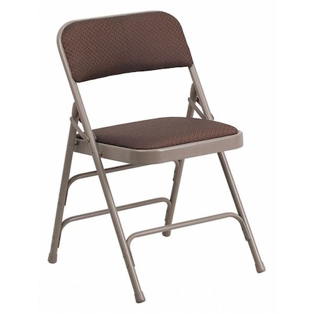 Brown Fabric Metal Chair MPN:AW-MC309AF-BRN-GG
