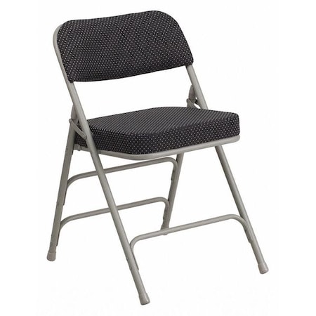 Black Fabric Folding Chair MPN:AW-MC320AF-BK-GG