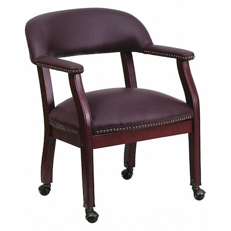 Traditional Luxurious Conference Chair, 24 in W 27