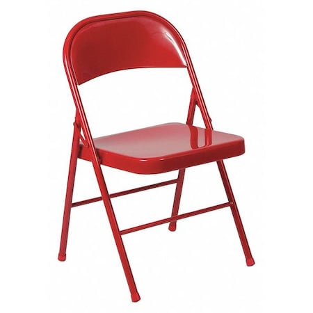 Chair, Metal Folding, Red, Double Braced MPN:BD-F002-RED-GG