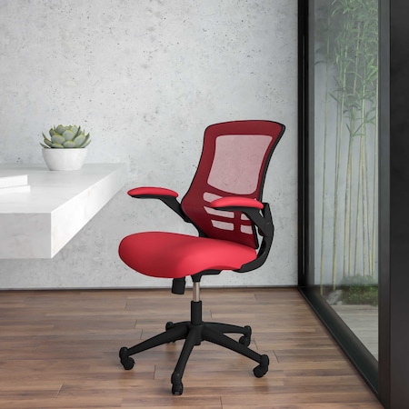 Mesh Ergonomic Chair, Red Mesh MPN:BL-X-5M-RED-GG