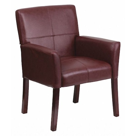 Contemporary Executive Side Reception Chair, 26-1/2 in W 23