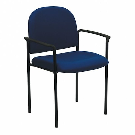 Navy Fabric Stack Chair MPN:BT-516-1-NVY-GG