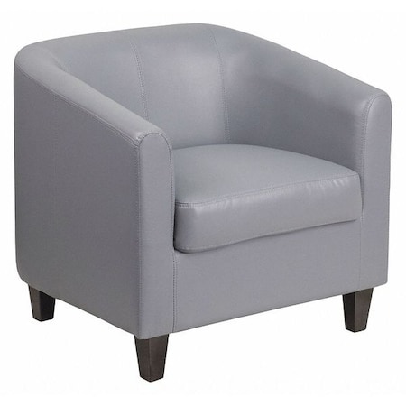 Transitional Lounge Chair, Black Back, 29-3/4 in W 29