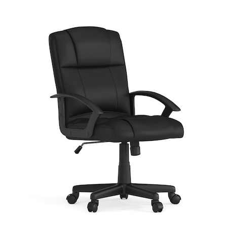 Leather Task Chair, Black MPN:CH-197220X000-BK-GG