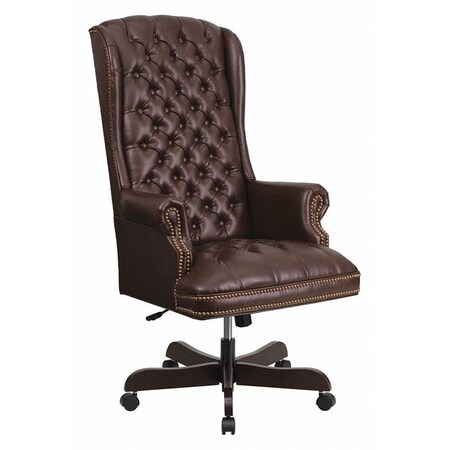 Brown High Back Exec Chair MPN:CI-360-BRN-GG