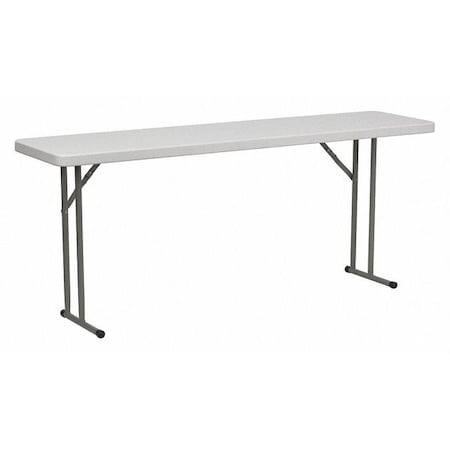 Rectangle Fold Training Table, Wht, 18X72, 18