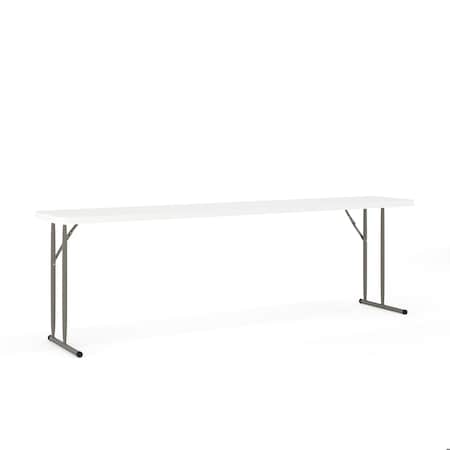 Rectangle Fold Training Table, Wht, 18X96, 18