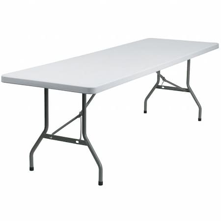 Rectangle Wh 30X96 Plastic Fold Table, 30