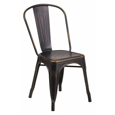 Contemporary Stackable Chair, 17-3/4 in W 20