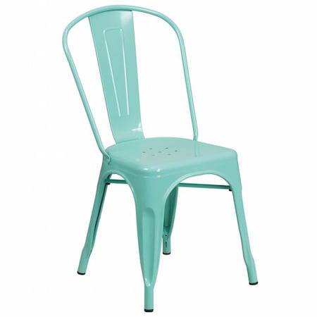 Contemporary Stackable Chair, 17-3/4 in W 20