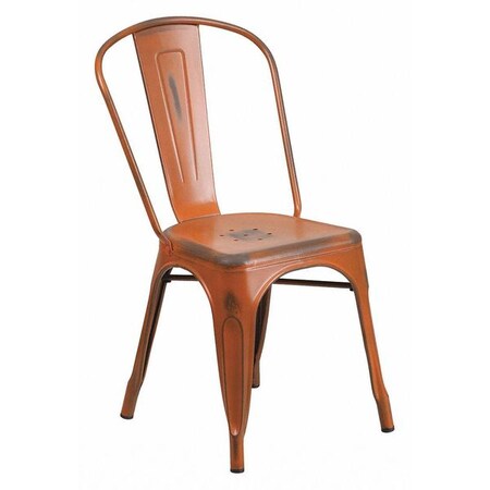 Contemporary Stackable Chair, 17-3/4 in W 20
