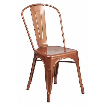 Contemporary Stackable Chair, 17-3/4 in W 20