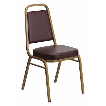 Hercules Banquet Chair, Brown Back, 17-1/2 in W 20-1/4