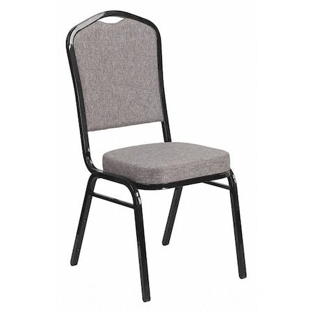Hercules Banquet Chair, Gray Back, 17-1/4 in W 20-1/4