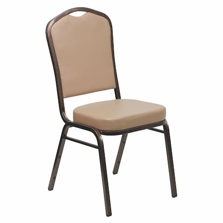 Hercules Banquet Chair, Tan Back, 17-1/4 in W 20-1/4