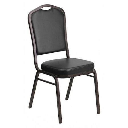 Hercules Banquet Chair, Black Back, 17-1/4 in W 20-1/4