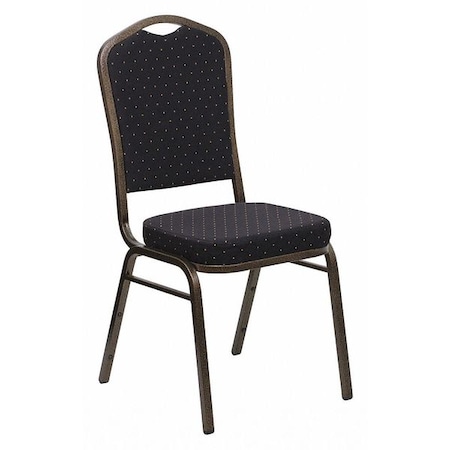 Hercules Banquet Chair, Black Back, 17-1/4 in W 20-1/4
