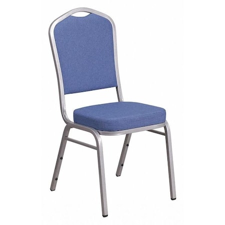 Hercules Banquet Chair, Blue Back, 17-1/4 in W 20-1/4