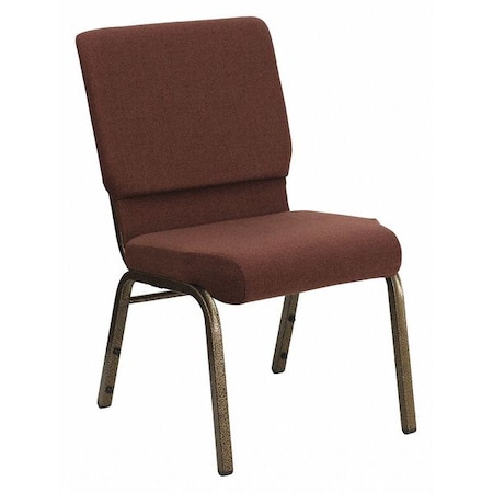 Hercules Church Chair, Brown Back, 19-1/4 in W 25