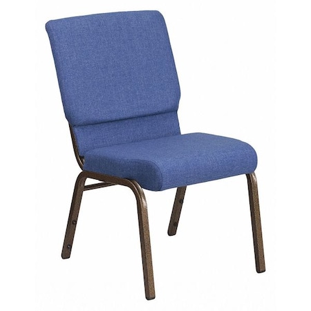 Hercules Church Chair, Blue Back, 19-1/4 in W 25
