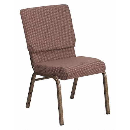 Hercules Church Chair, Brown Back, 19-1/4 in W 25