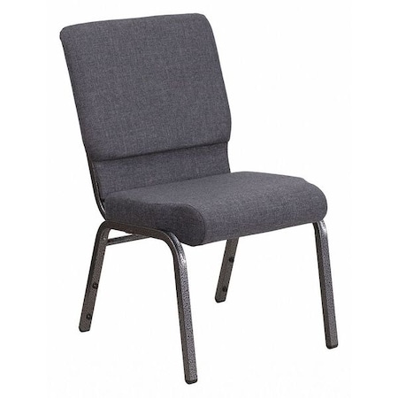 Hercules Church Chair, Gray Back, 19-1/4 in W 25