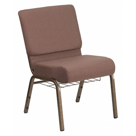 Hercules Church Chair, Brown Back, 21-1/4 in W 25