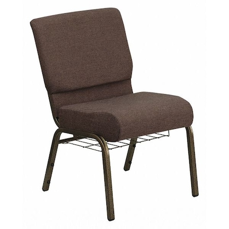 Hercules Church Chair, Brown Back, 21-1/4 in W 25
