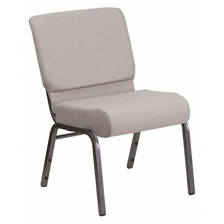 Hercules Church Chair, Gray Back, 21-1/4 in W 25
