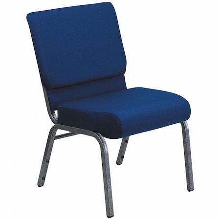 Hercules Church Chair, Blue Back, 21-1/4 in W 25