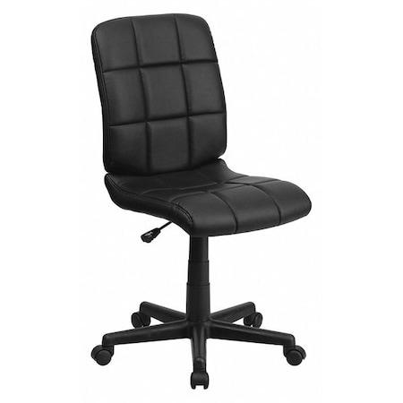 Vinyl Contemporary Chair, 16-3/4