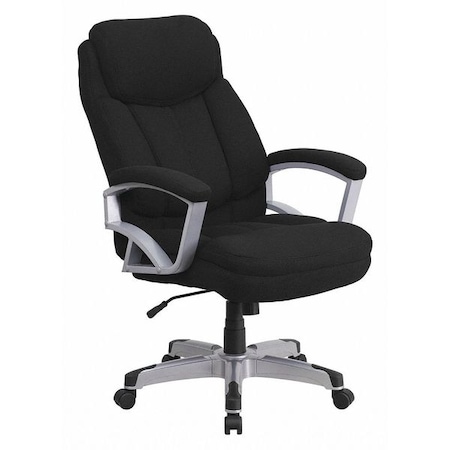 Hercules Office Chair, Black Back, 28-1/2 in W 35