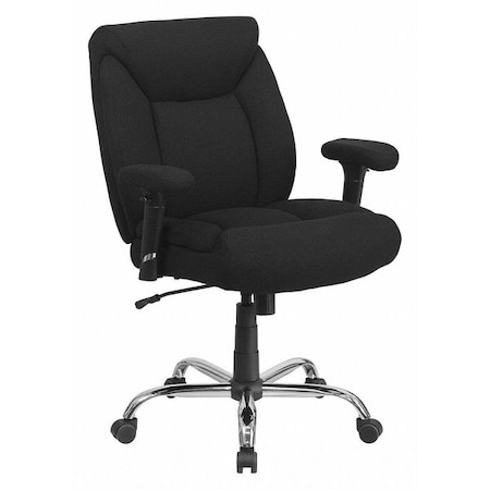 Hercules Task Office Chair, Black Back, 29 in W 29