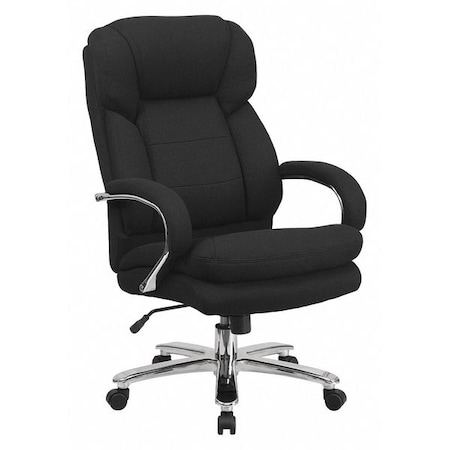Hercules Office Chair, Black Seat, Gray Back, 28 in W 31