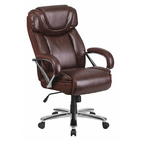 Hercules Office Chair, Brown Back, 27-1/2 in W 32