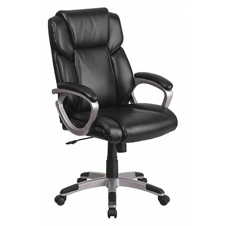 Executive Chair, Mid-Back, Black Lthr MPN:GO-2236M-BK-GG