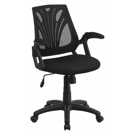 Mesh Task Chair, 21 1/2-, Padded, Back, Seat, Frame: Black MPN:GO-WY-82-GG