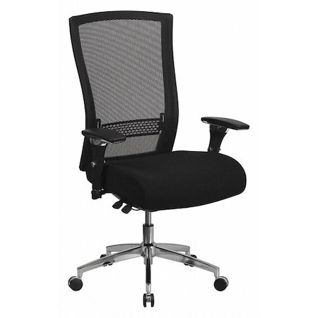 Hercules Office Chair, Black Back, 28-1/2 in W 25