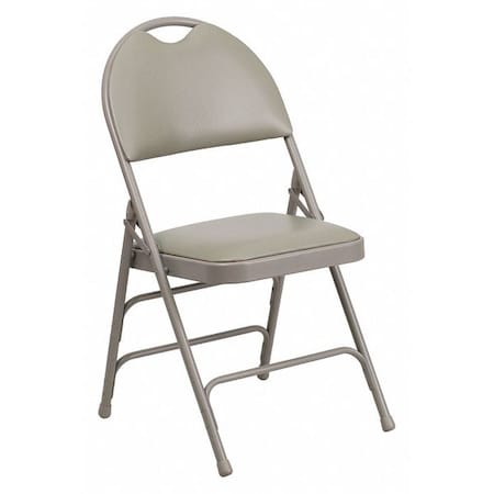 Vinyl Folding Chair, Gray MPN:HA-MC705AV-3-GY-GG