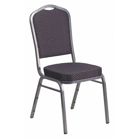 Hercules Banquet Chair, Black Back, 17.25 W 20-1/4