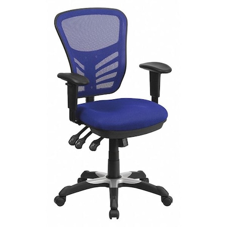 Executive Chair, Blue Seat, Mesh Back MPN:HL-0001-BL-GG