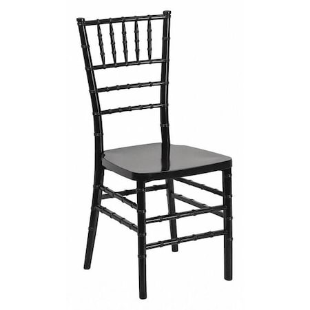 Hercules Premium Chiavari Chair, Black Back, 15-3/4 in W 18-1/2