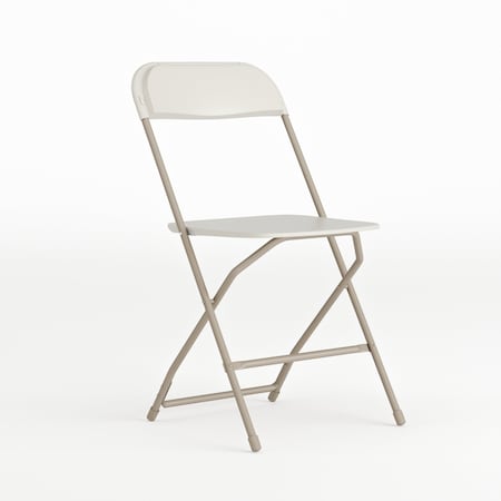 Folding Chair - Beige Plastic - Event Chair MPN:LE-L-3-BEIGE-GG