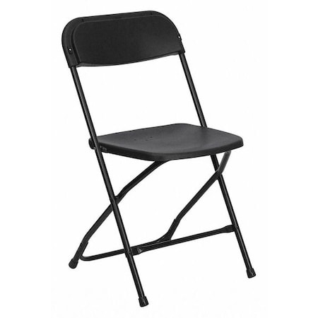 Folding Chair - Black Plastic - Event Chair MPN:LE-L-3-BK-GG