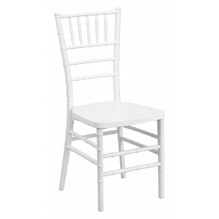 Hercules Premium Chiavari Chair, White Seat, White Back, 15.75 W 18-1/2