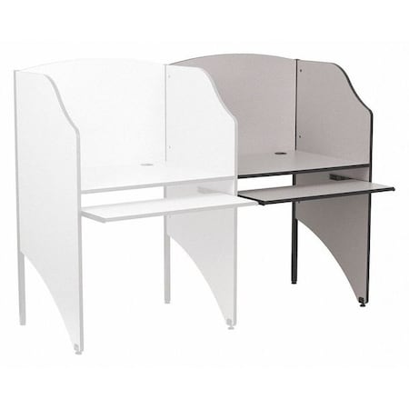 Add-On Study Carrel, Nebule Grey MPN:MT-M6202-GY-ADD-GG