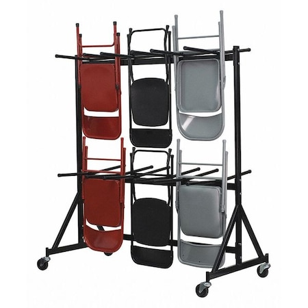 Hanging Folding Chair Dolly, Black MPN:NG-FC-DOLLY-GG