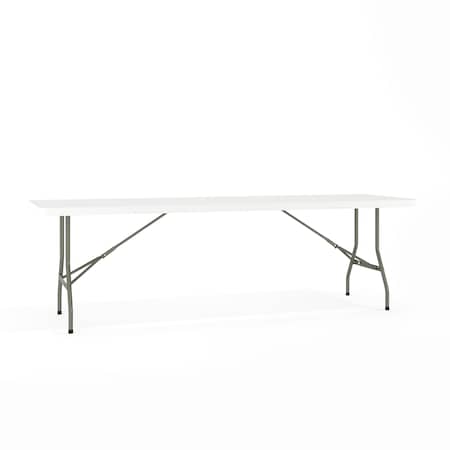 Rectangle Folding Table, Plastic Top, White MPN:RB-3096FH-GG